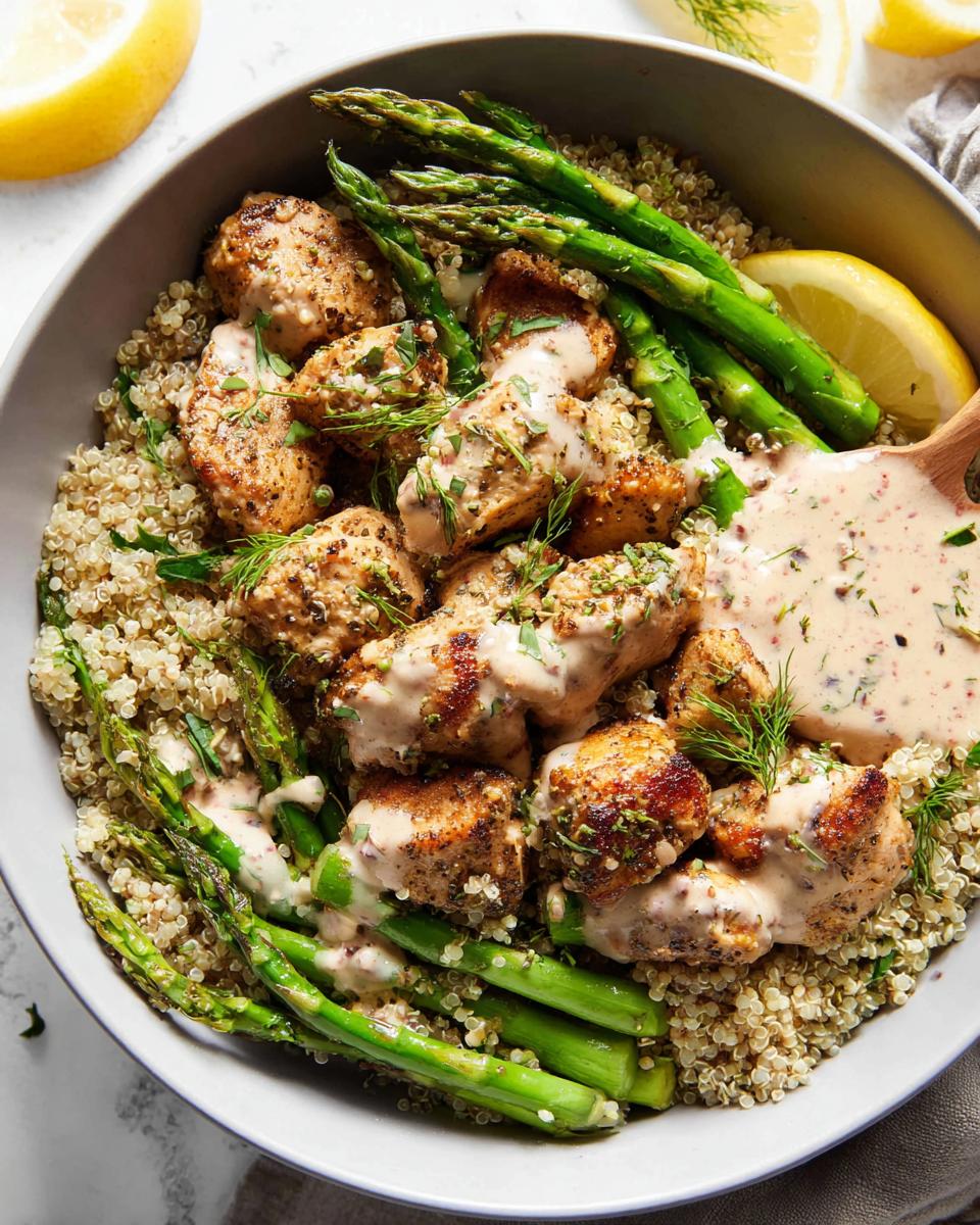 Healthy Lemon Garlic Chicken Meal Prep Bowls - Other 2
