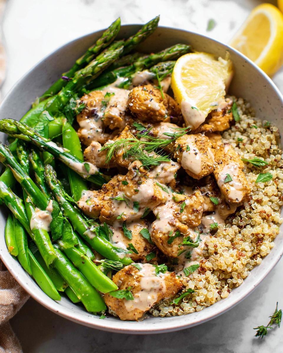 Healthy Lemon Garlic Chicken Meal Prep Bowls - Other 3