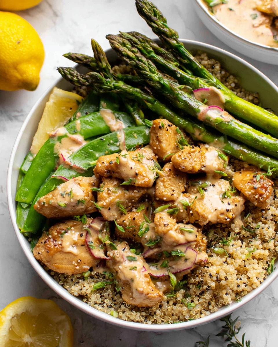 Healthy Lemon Garlic Chicken Meal Prep Bowls - Other 4
