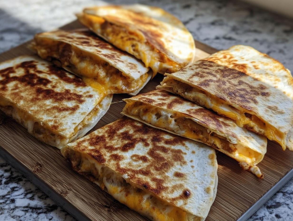 High-Protein Chicken Ranch Quesadilla: 1 Savory Meal