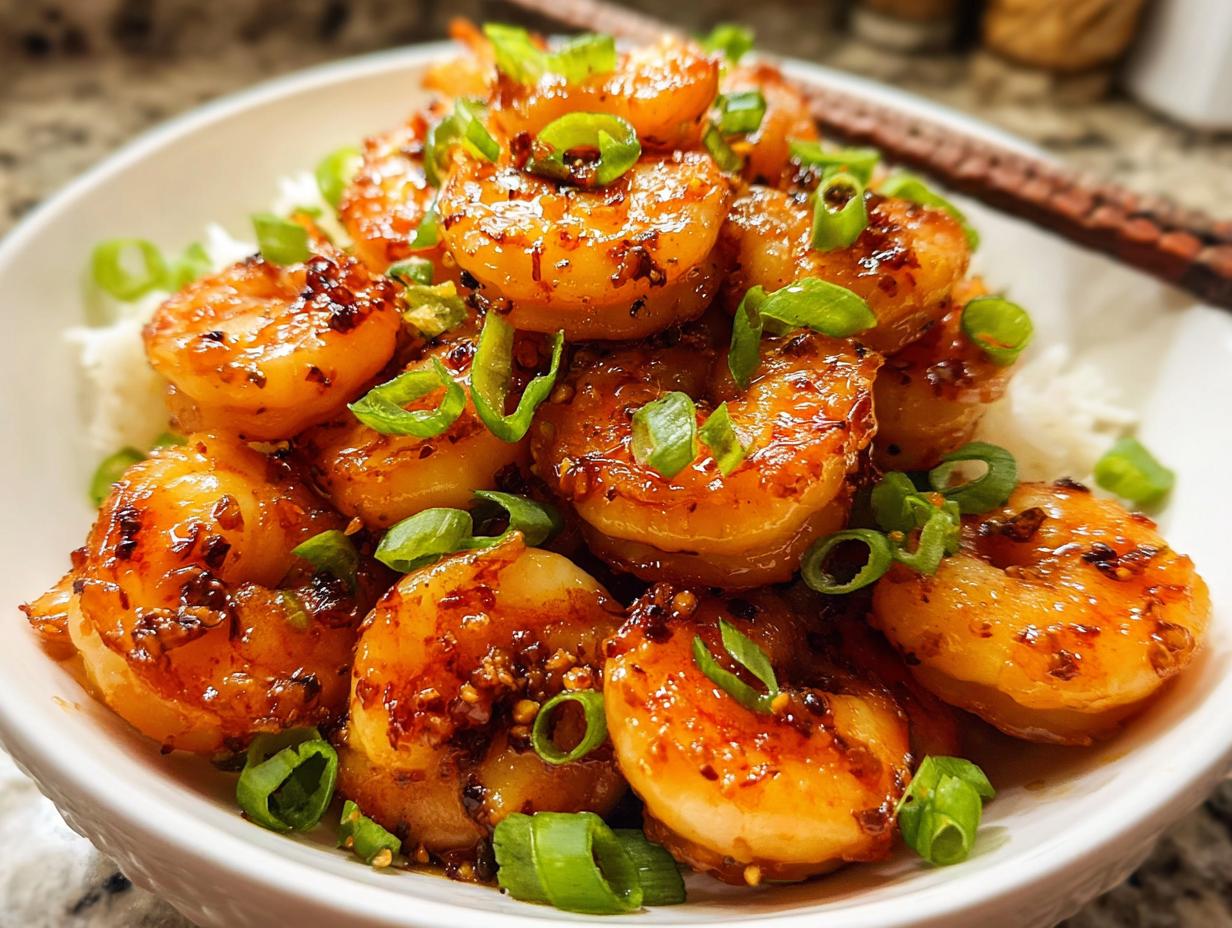 Amazing High-Protein Honey Garlic Shrimp