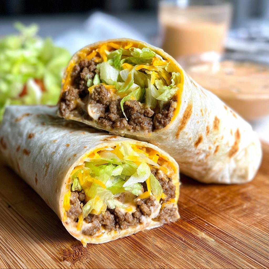 Homemade Big Mac Wraps - Tasty