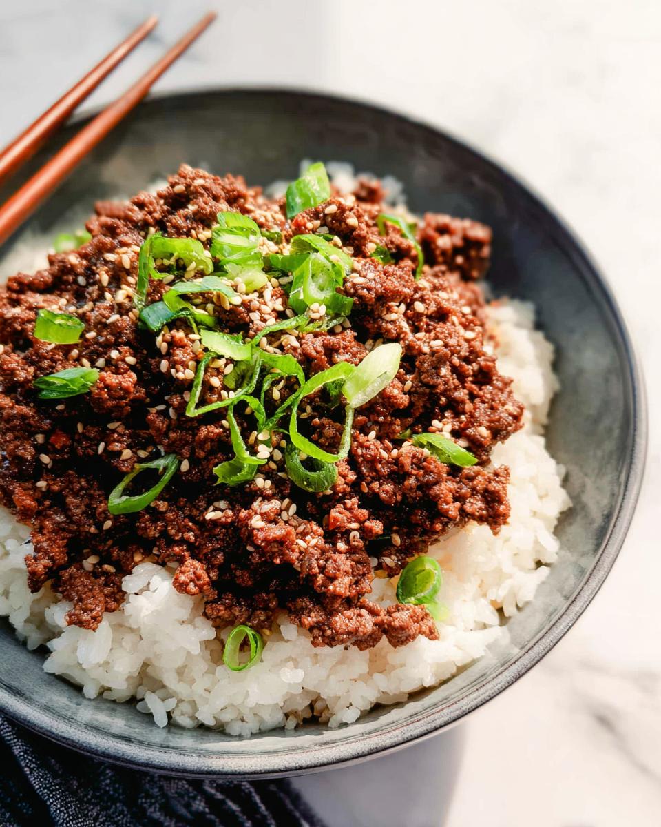 Korean Ground Beef Bowl - Other 2