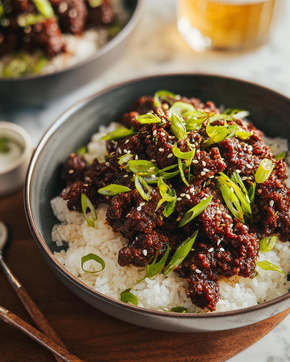 Korean Ground Beef Bowl - Other 2