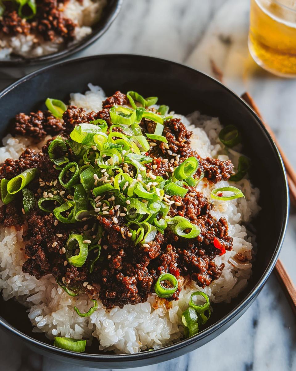 Korean Ground Beef Bowl - Other 3
