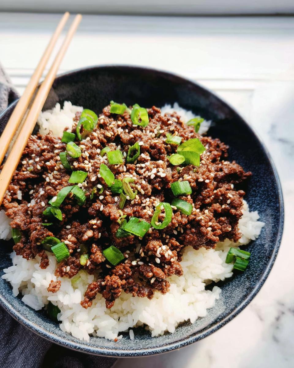 Korean Ground Beef Bowl - Other 4