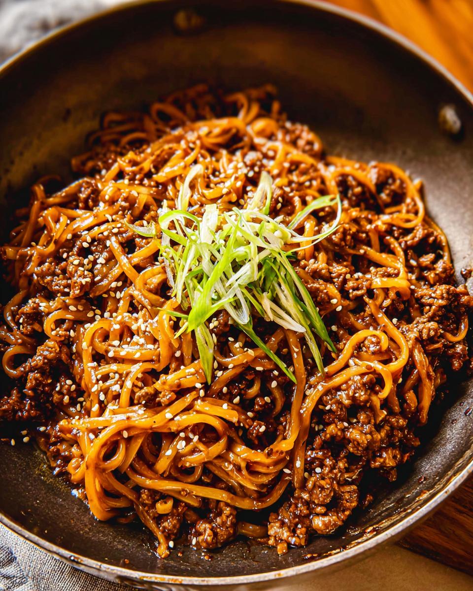 Mongolian Ground Beef Noodles Recipe - Other 1