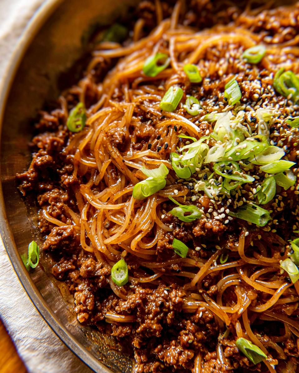 Mongolian Ground Beef Noodles Recipe - Other 2