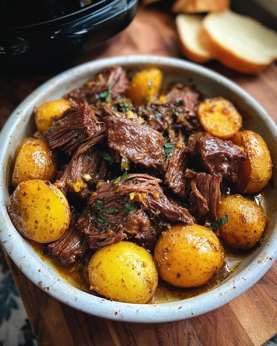 Slow Cooker Garlic Butter Beef with Potatoes - Other 3