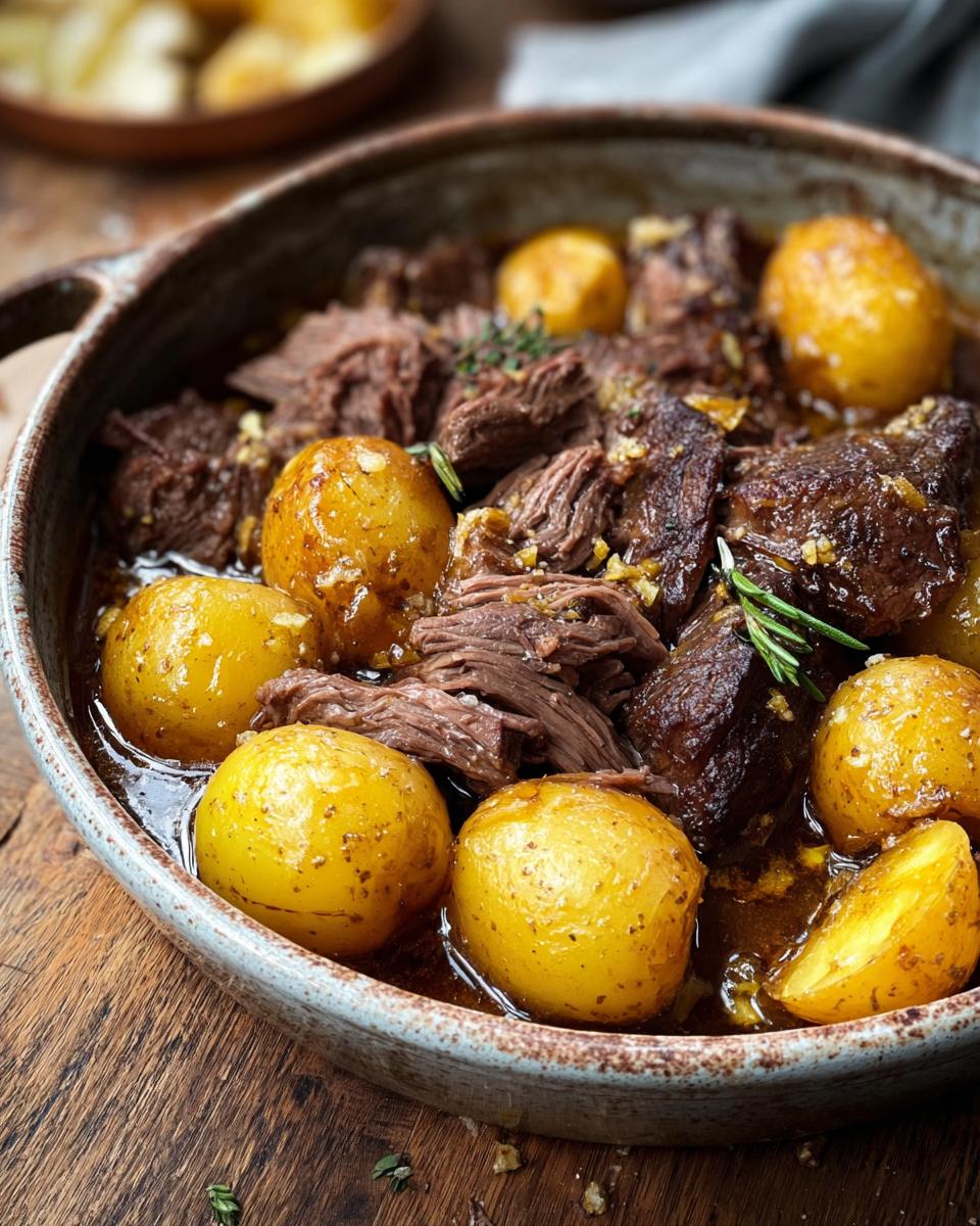Slow Cooker Garlic Butter Beef with Potatoes - Other 4