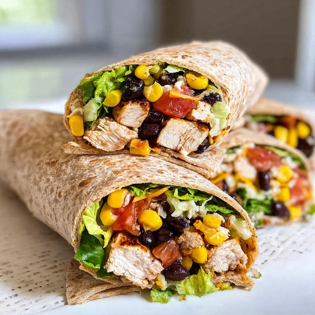 Southwest Chicken Wraps: Easy & Healthy Lunch Recipes - Tasty