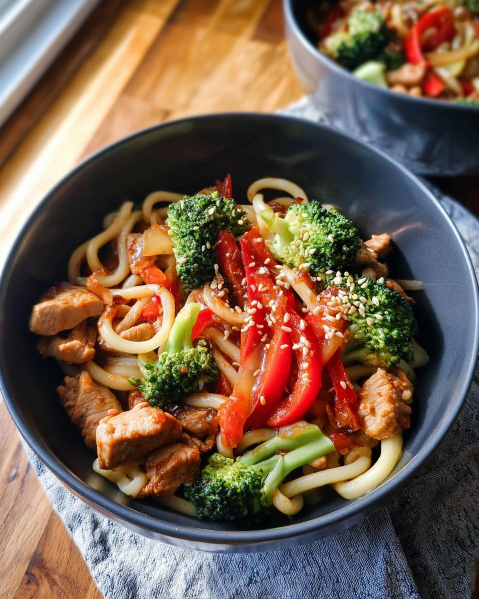 Spicy Garlic Chicken and Broccoli Noodle Bowls - Other 2