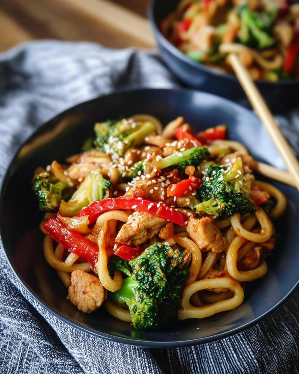 Spicy Garlic Chicken and Broccoli Noodle Bowls - Other 3