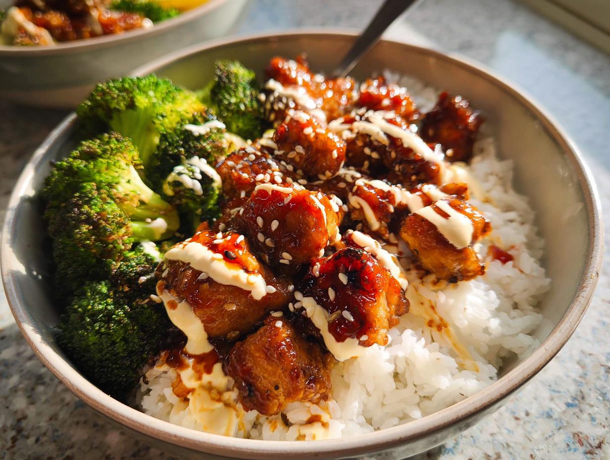 Amazing Sticky Chicken Bowls in 45 Minutes