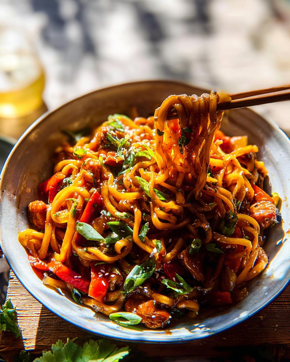 Sticky Garlic Chicken Noodles - Other 2