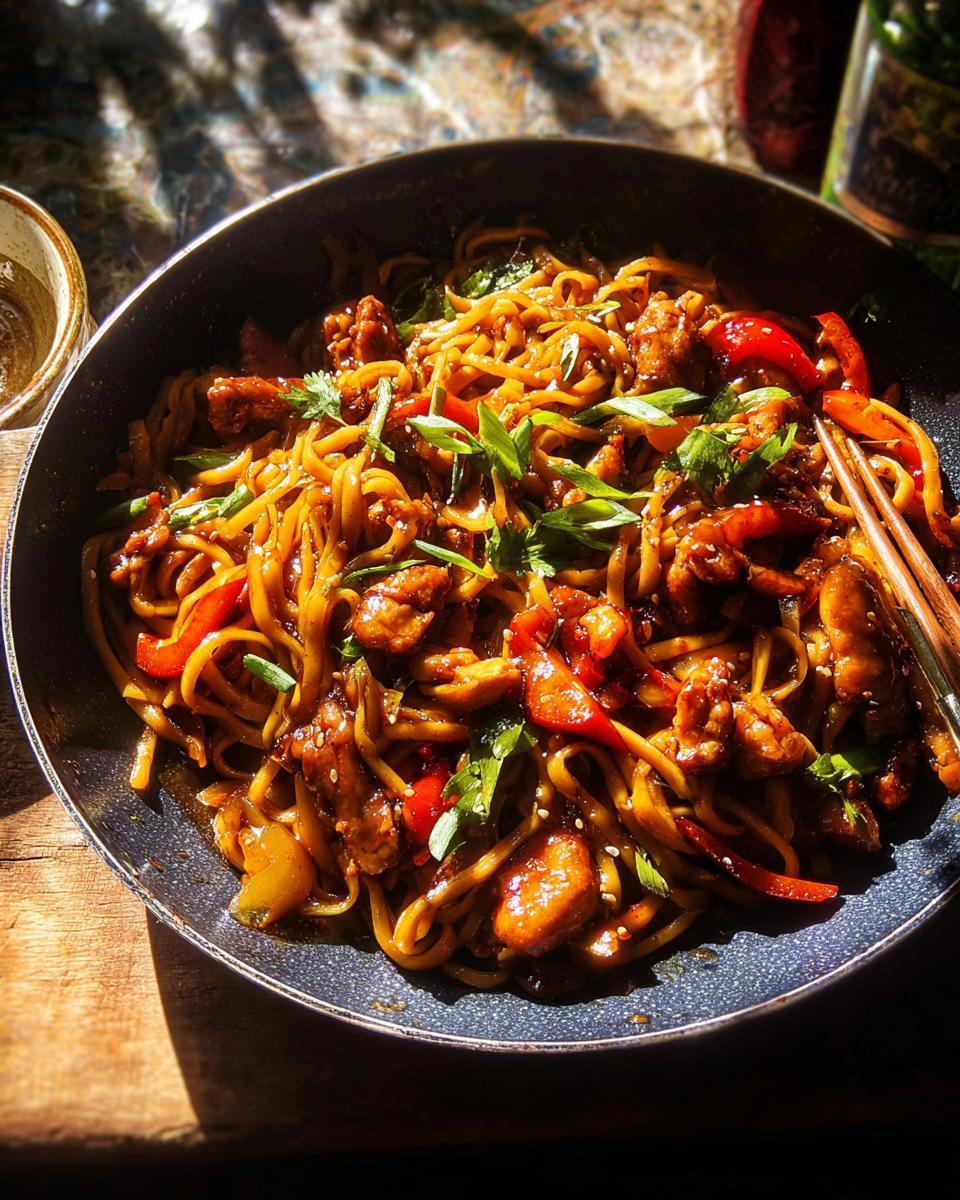 Sticky Garlic Chicken Noodles - Other 4