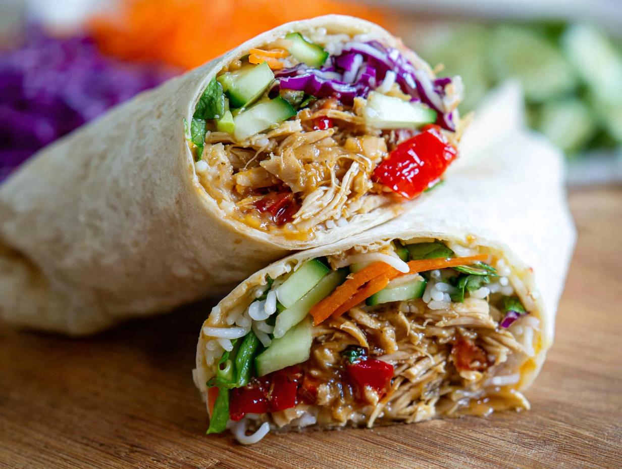 Amazing Teriyaki Chicken Wrap Recipe: 25 Mins