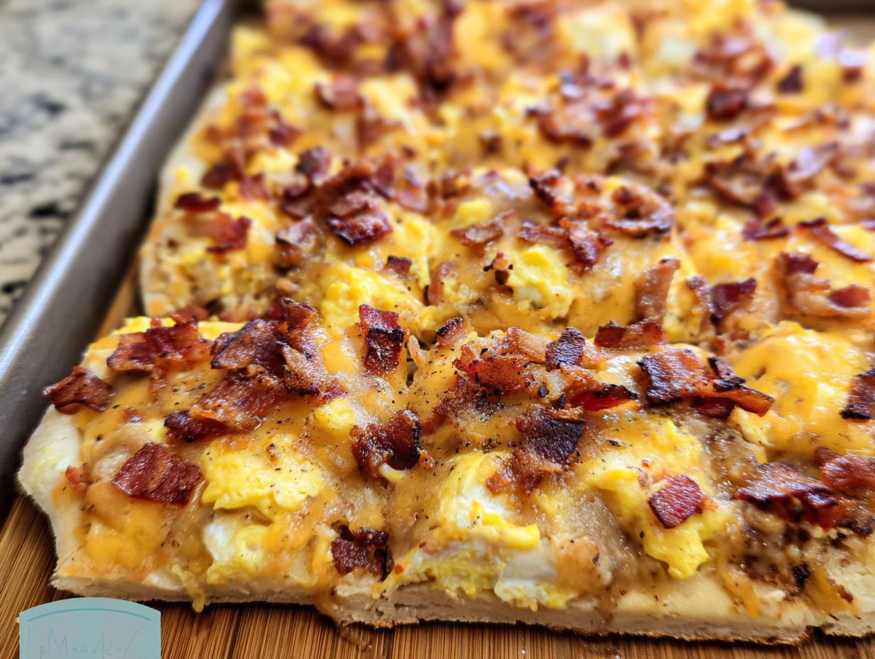 Amazing Breakfast Pizza egg Recipe: 10 Min