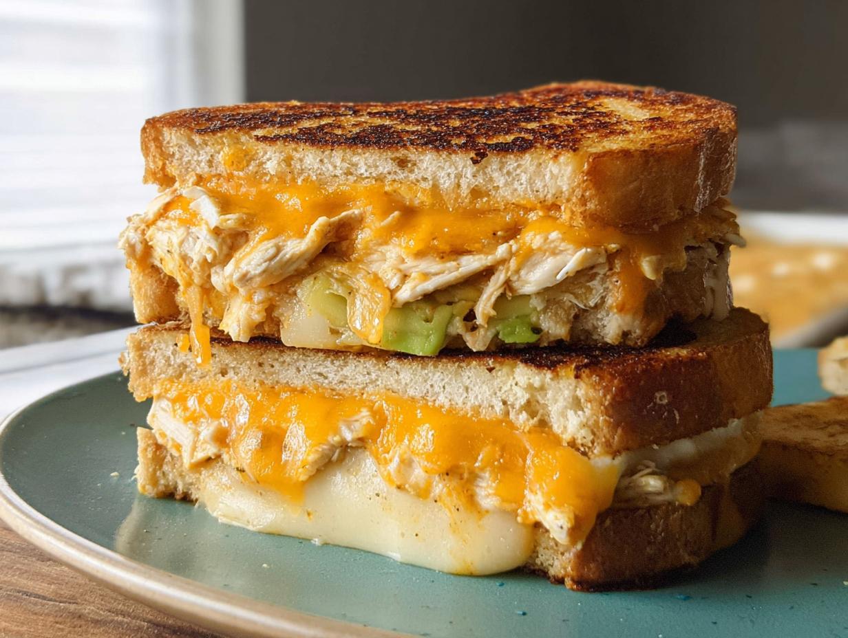 Amazing Chicken Avocado Melt Sandwich: 1 Joyful Bite