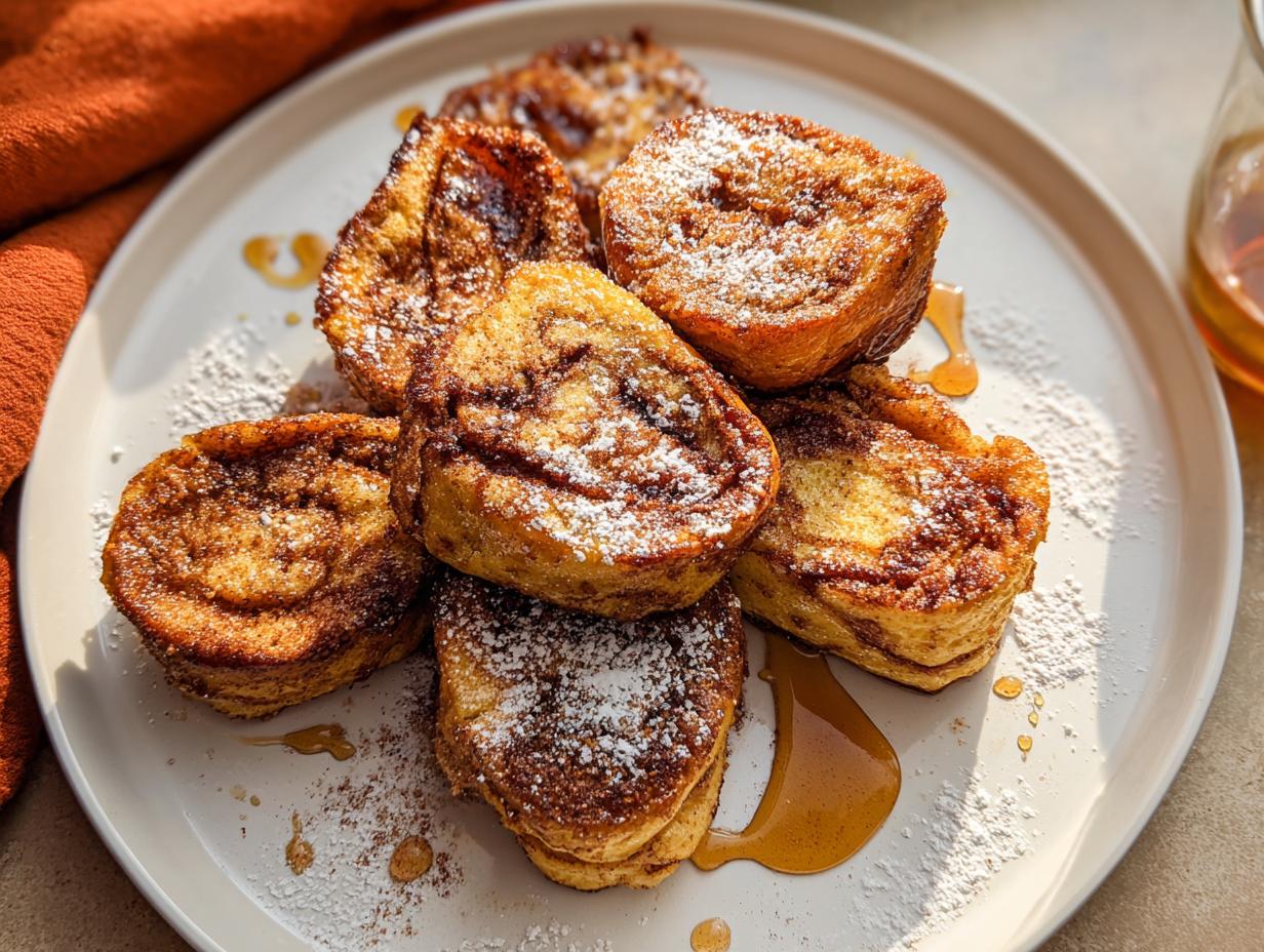 These Cinnamon Roll French Toast Bites: 30 Min Treat