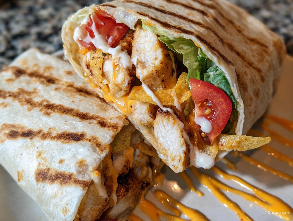Easy Chipotle Ranch Grilled Chicken Burrito: 25-Min Delight