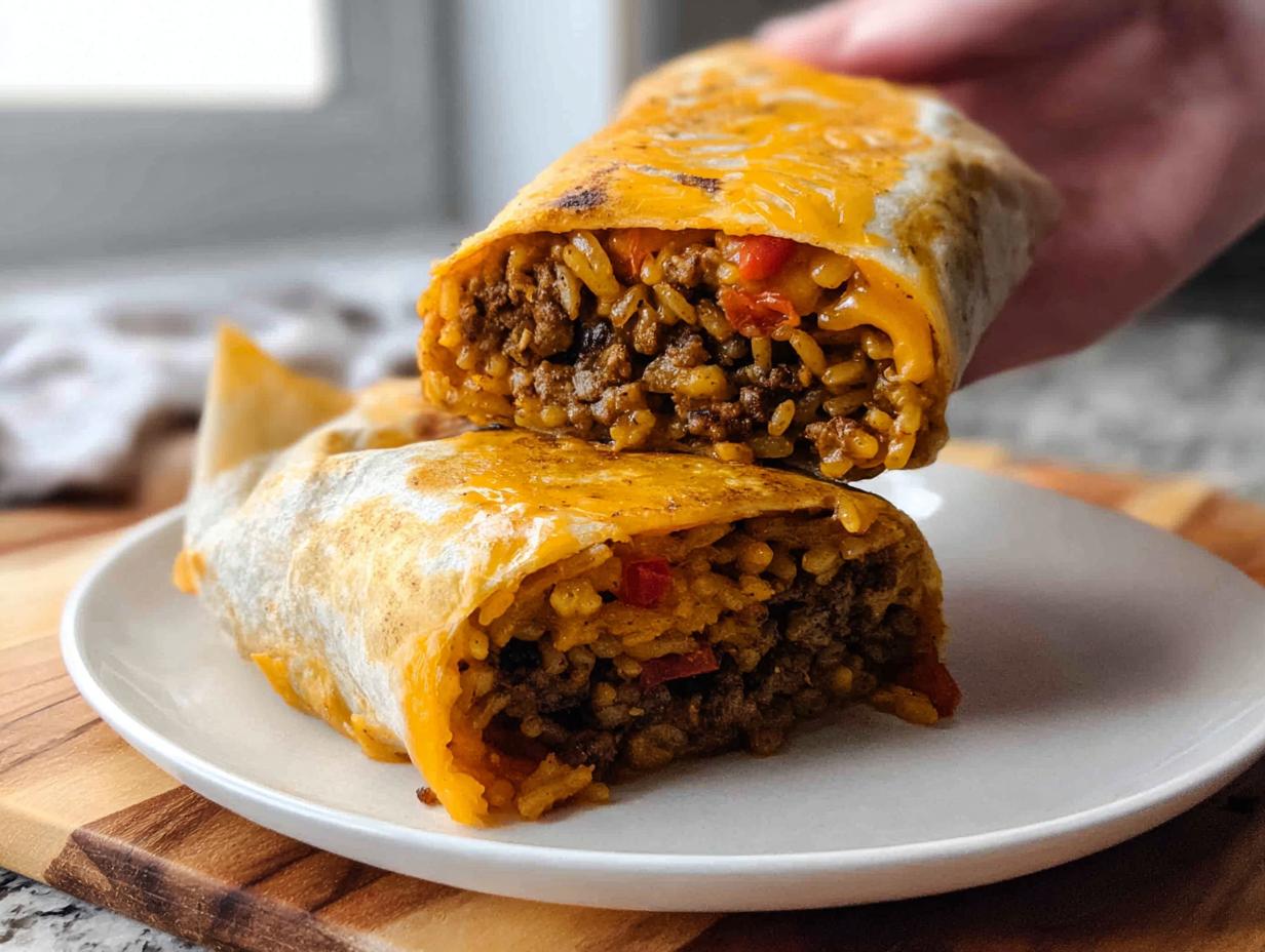 Amazing Easy Grilled Cheese Burrito Copycat Recipe