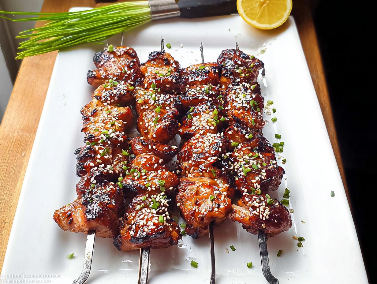 Delicious Easy Japanese Chicken Yakitori Skewers 3 Ways