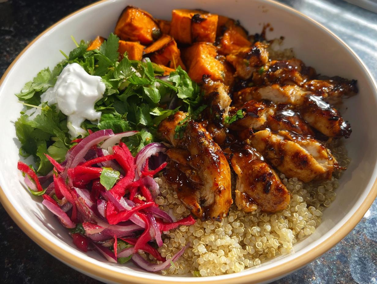 Amazing Hot Honey Chicken Bowl Recipe in 1 Hour