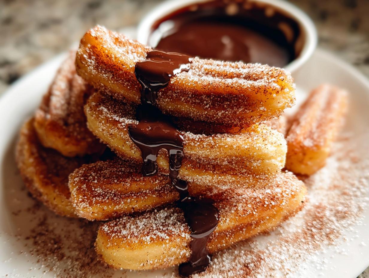 Irresistible Spanish Churro Pancakes: 1 Dreamy Bite