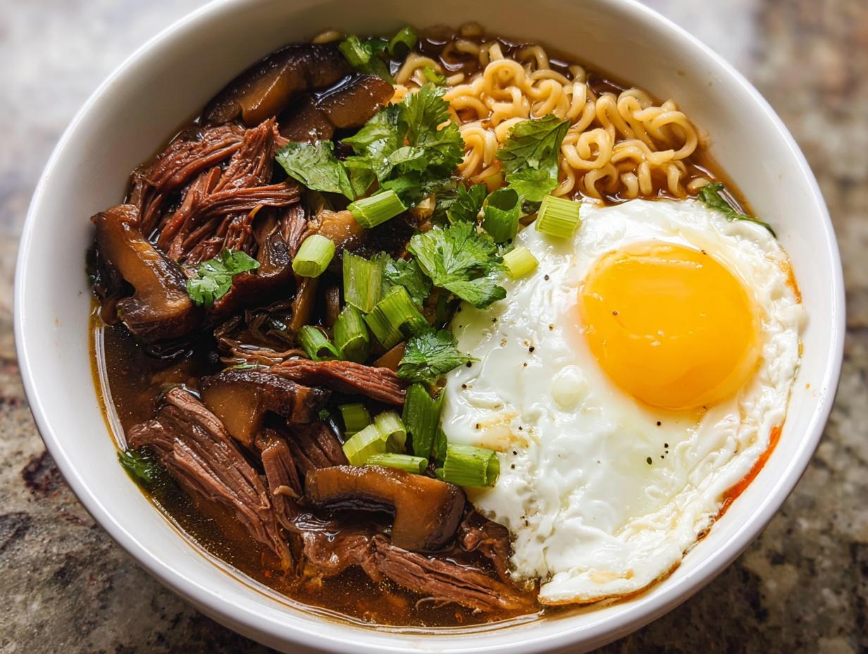 Amazing Slow Cooker Beef Ramen Noodles 4 Ways