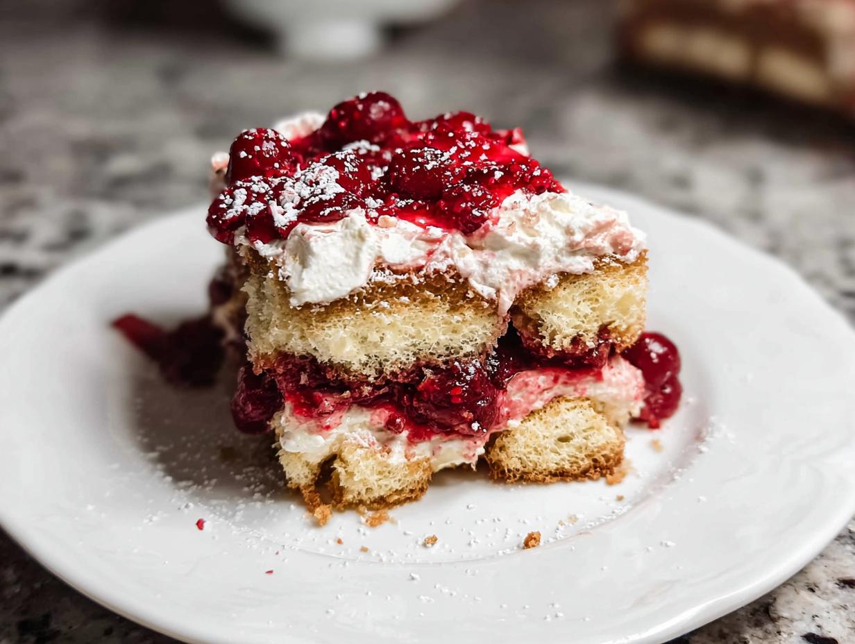 Amazing Cherry Amaretto Tiramisu Delight