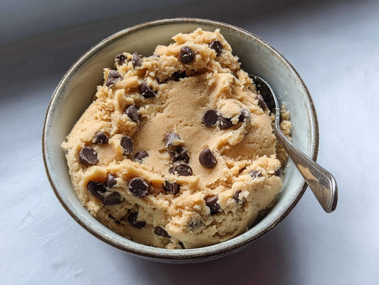 Delicious Protein Cookie Dough: Guilt-Free Treat