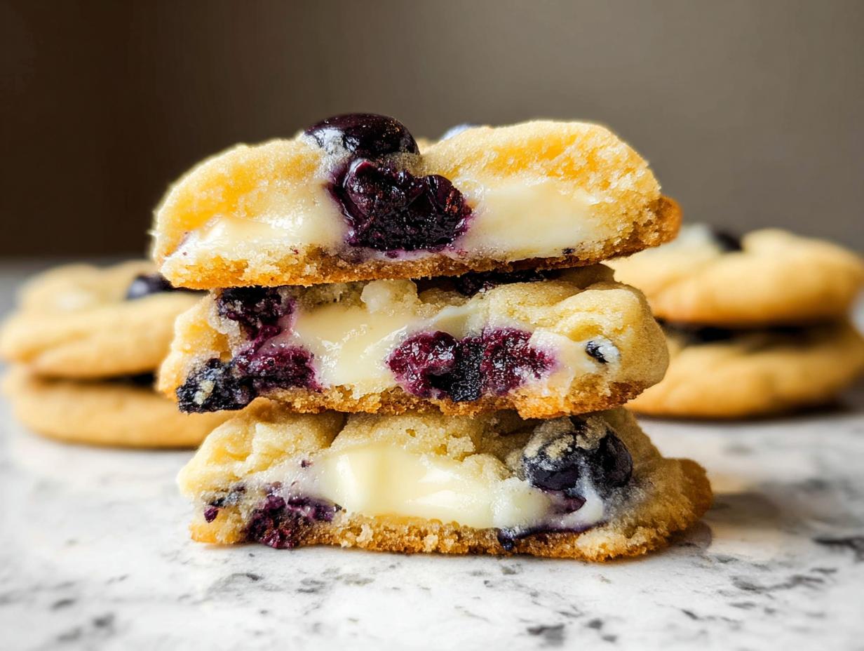 Amazing Lemon Blueberry Cheesecake Cookies Recipe