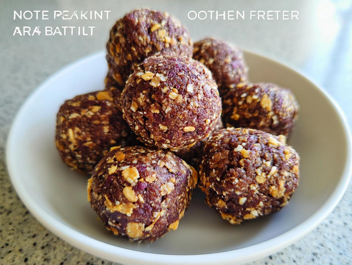 Amazing 4-Ingredient No-Bake Protein Balls